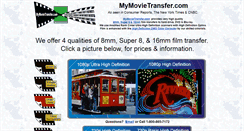 Desktop Screenshot of mymovietransfer.com